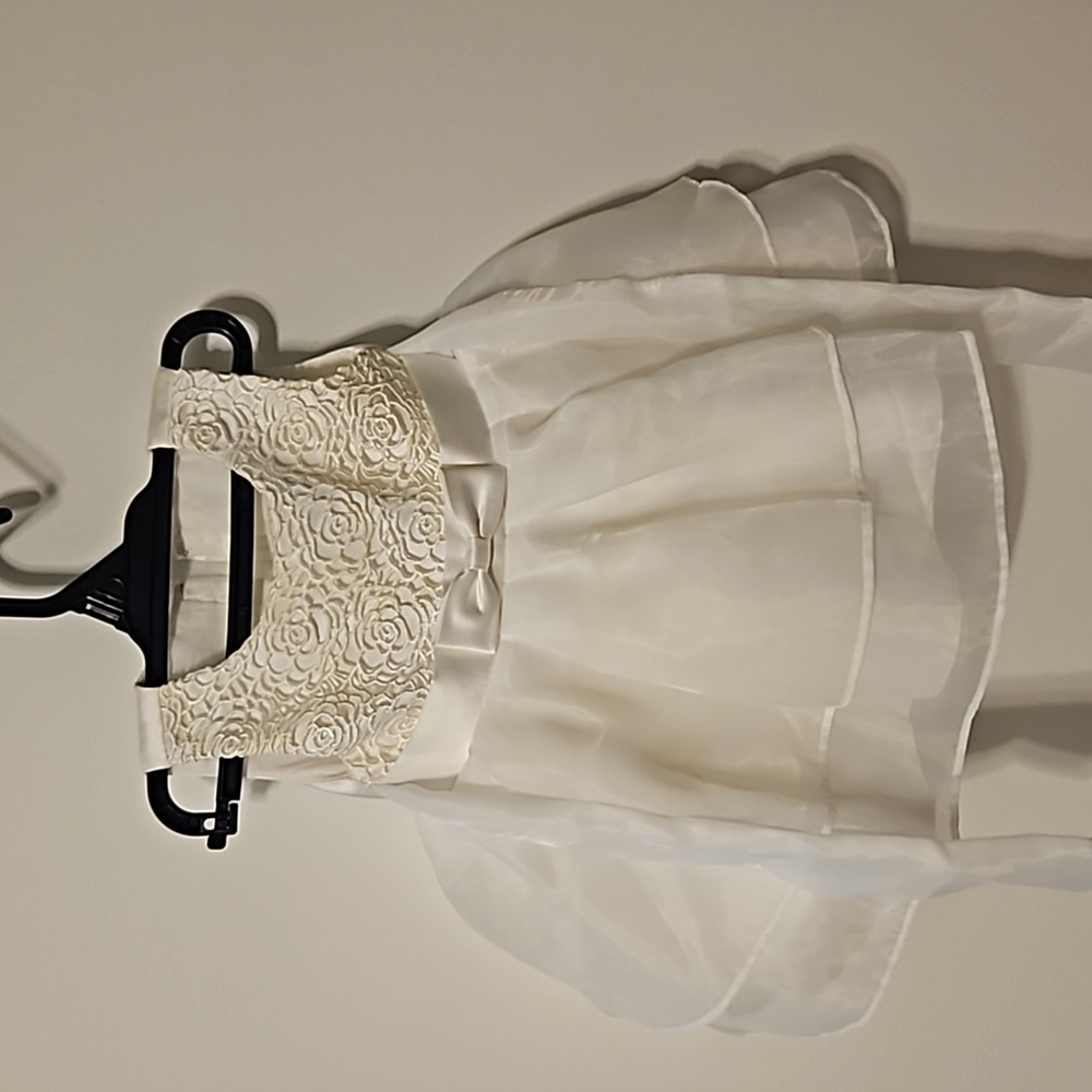 Ivory baby girls dress